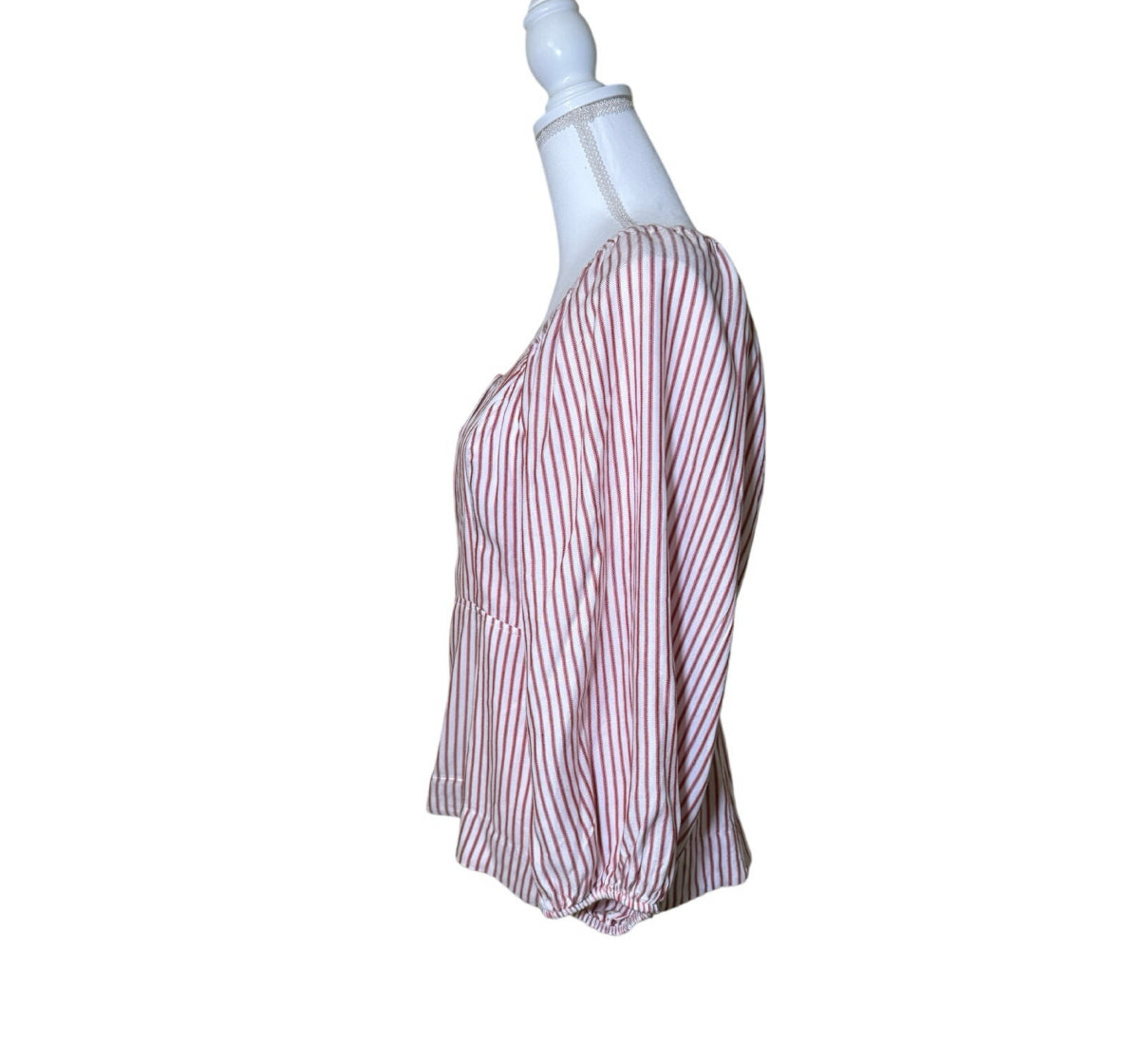 CAbi The Visionary Carnival Top – Festive Stripe | Size Medium