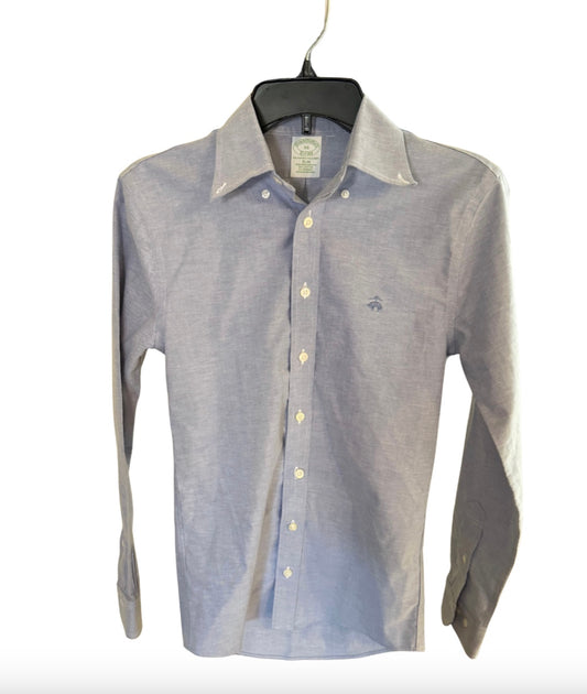 Brooks Brothers Slim Fit Button-Down Shirt, Size XS