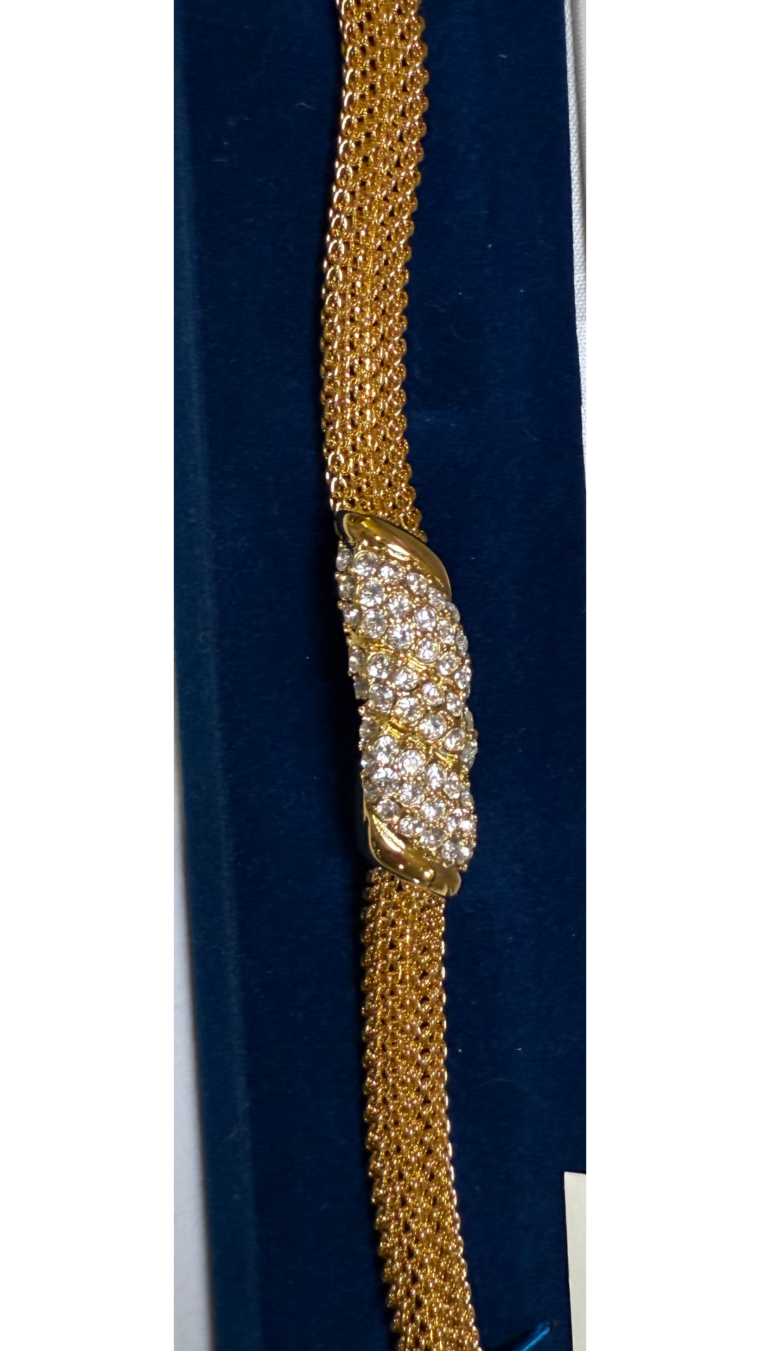 Camrose & Kross Jacqueline Kennedy Collection Gold-Tone Purple Crystal Bracelet