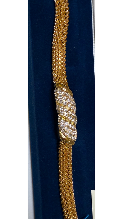 Camrose & Kross Jacqueline Kennedy Collection Gold-Tone Purple Crystal Bracelet