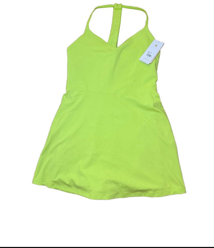 New Spiritual Gangster Jet Active Dress, Lime Green – Size S