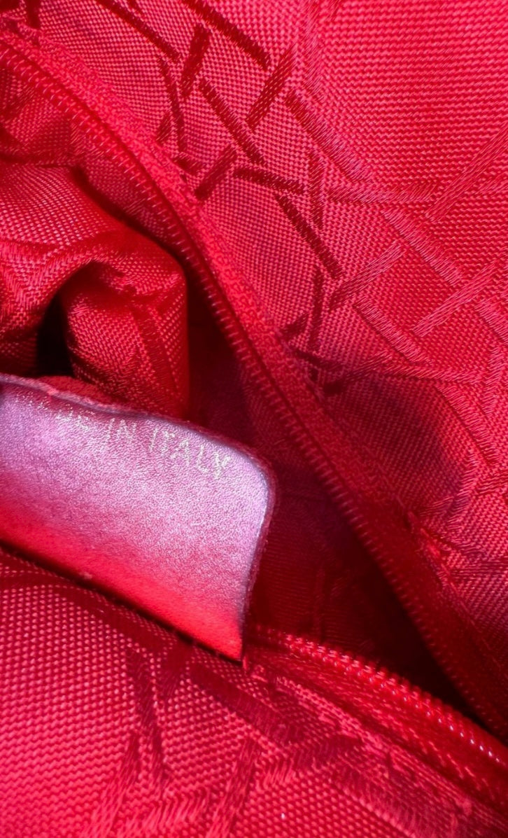 Lady Dior Cannage Medium Quilted Nylon Handbag