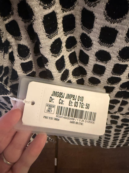 New Armani Collezioni Polka Dot Blazer, Size 14