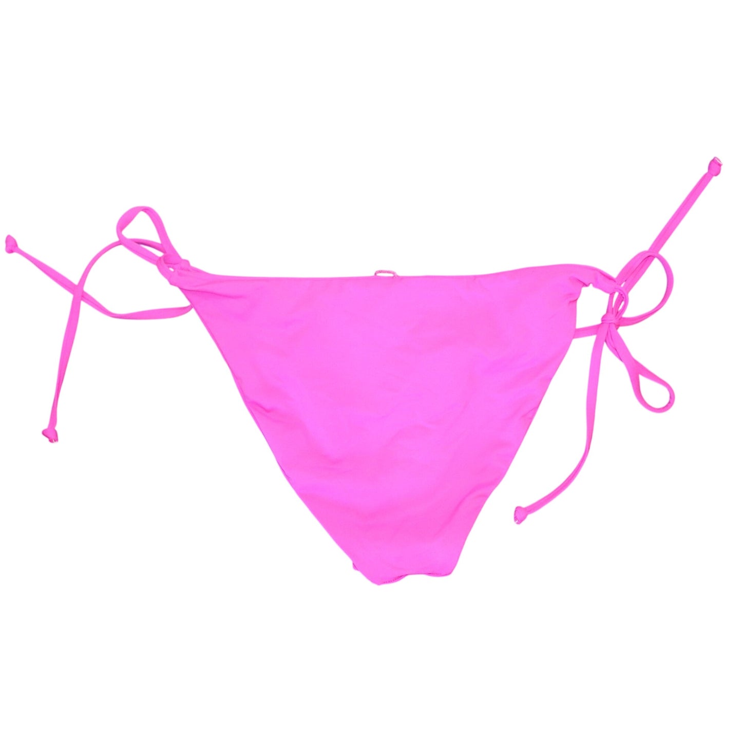Becca Pink Tie-Side Bikini Bottoms, Large