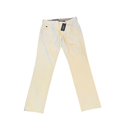 Vineyard Vines Mens On-The-Go 5-Pocket Pants 32x32 Beige Cotton-Blend Lightweight With Tags