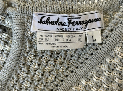 Salvatore Ferragamo Knit Tank- Size Large