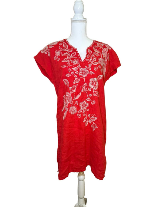 Johnny Was Abigail Easy Linen Tunic Dress, Size XS