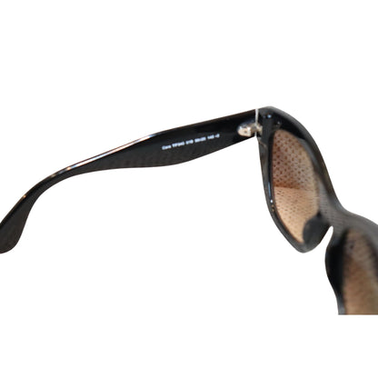 Tom Ford Womens Cat-Eye Black Sunglasses With Gradient Lenses Made In Italy