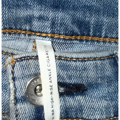 Rag & Bone Nina High-Rise Ankle Cigarette Jeans Size 26