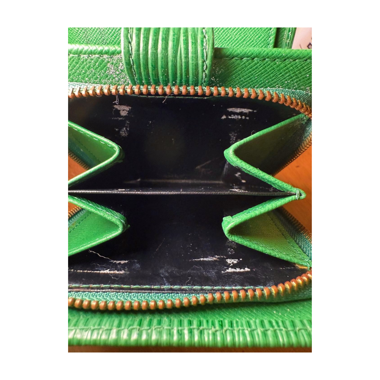 Louis Vuitton Epi Leather Wallet, Green