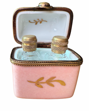Vintage Limoges Scent Bottle Case