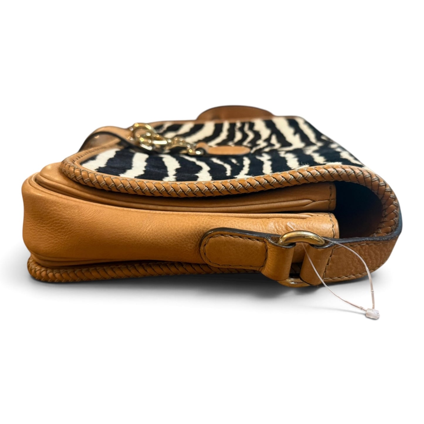 Gucci Marrakech Zebra Print Pony Hair Messenger Flap Bag with COA
