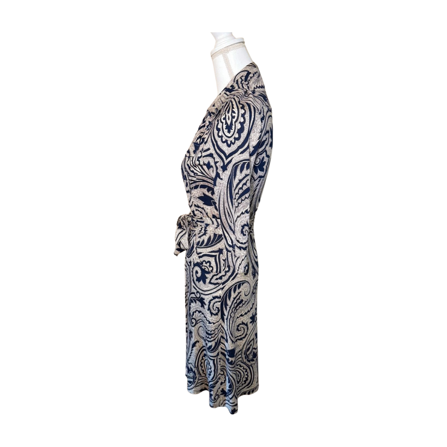 Diane von Furstenberg 100% Silk Wrap Dress, Size 6