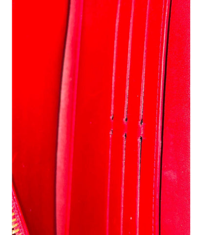 Louis Vuitton Red Monogram Vernis Wallet On Chain