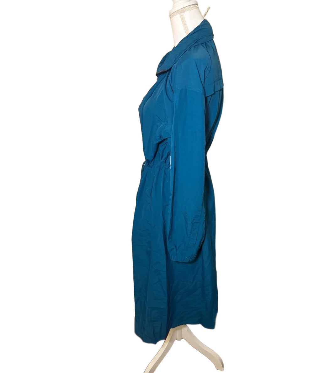Spiritual Gangster Natasha Jacket, Women’s Medium, Teal Blue (Oversized Fit)