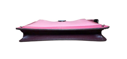 New Coach Dreamer Wristlet Wallet (Style #76150) – True Pink / Mauve Color-Block