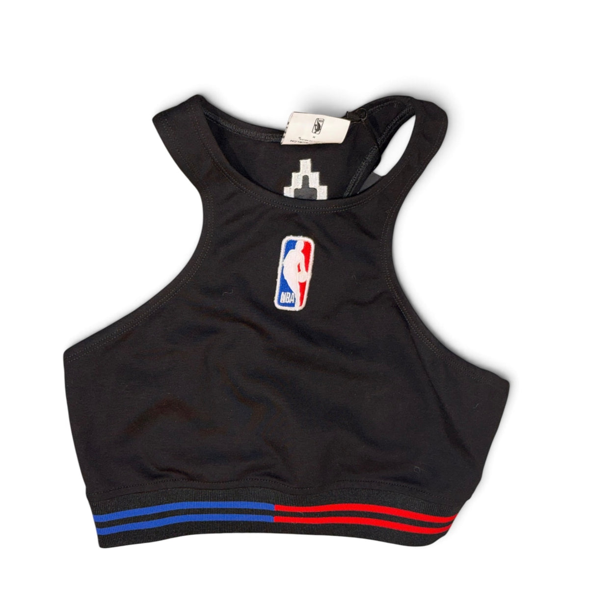 Marcelo Burlon County Of Milan NBA Black Logo Sports Bra Medium
