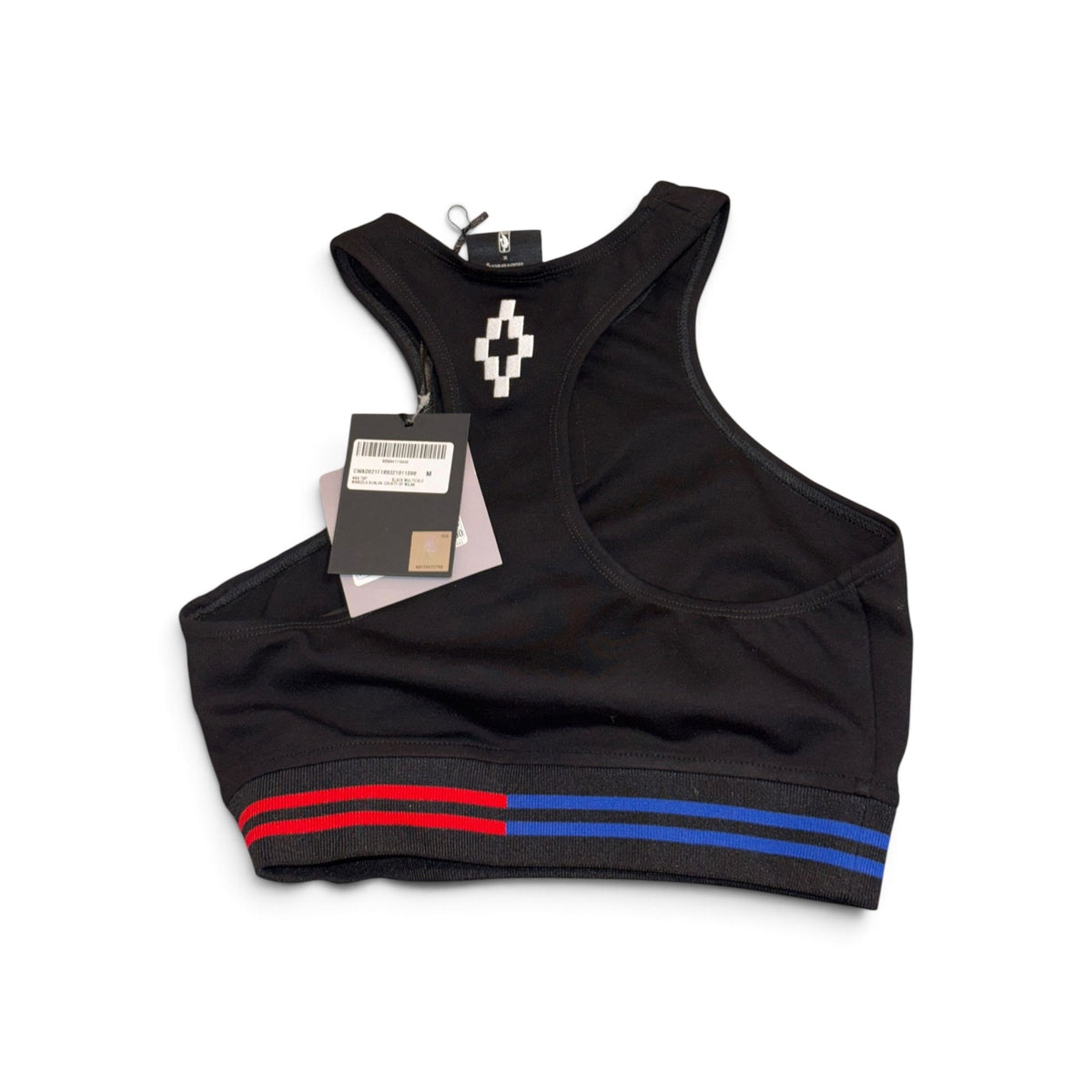 Marcelo Burlon County Of Milan NBA Black Logo Sports Bra Medium
