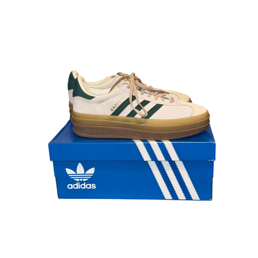 Adidas Gazelle Bold  Sneakers White/Green US 7.5 Mens/9 womens