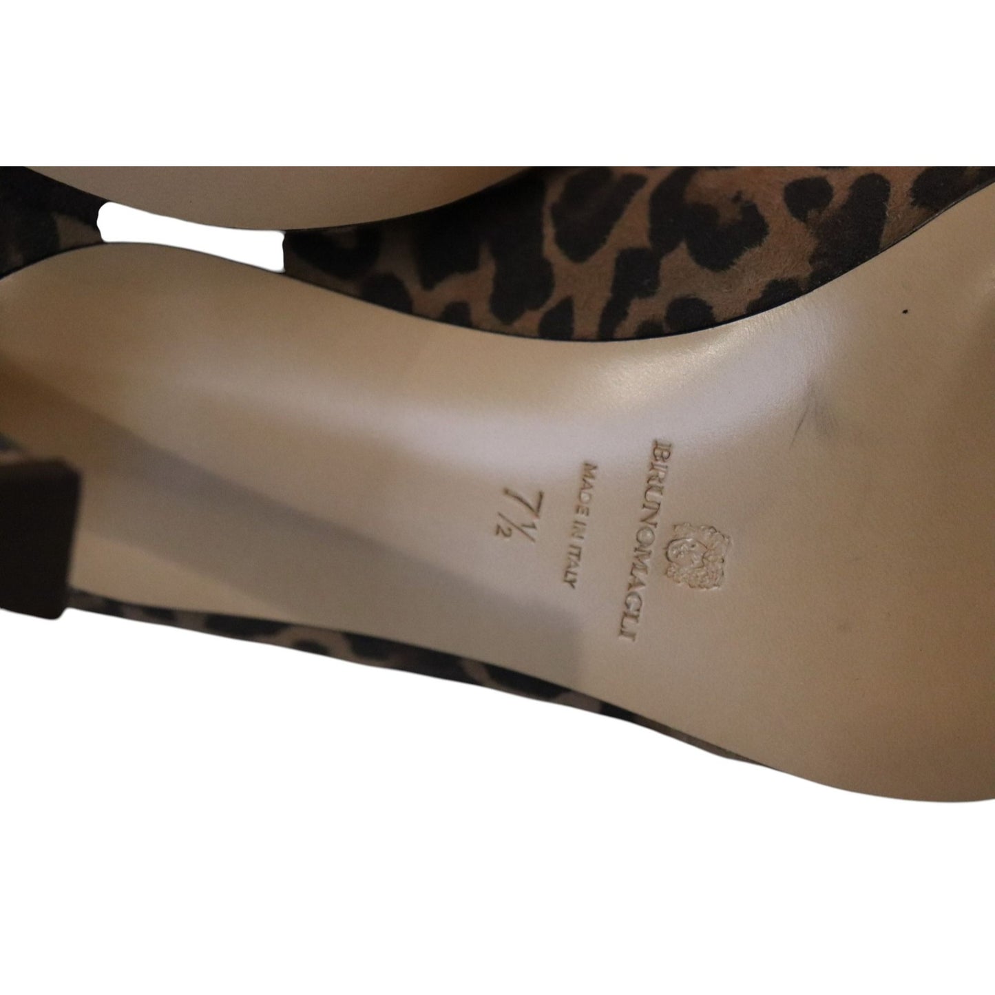 Bruno Magli  Leopard Print Heels, 7.5 NWT