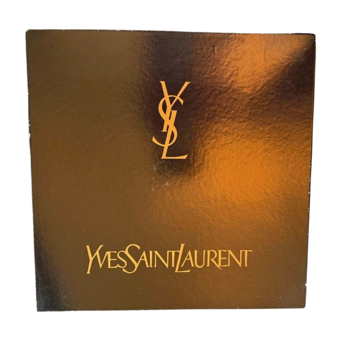 New Yves Saint Laurent Gift Box with Two Floral Scarves