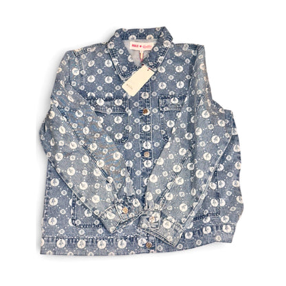Maje X Sailor Moon Denim Jacket Womens Moon & Sailor Print FR 40 NWT