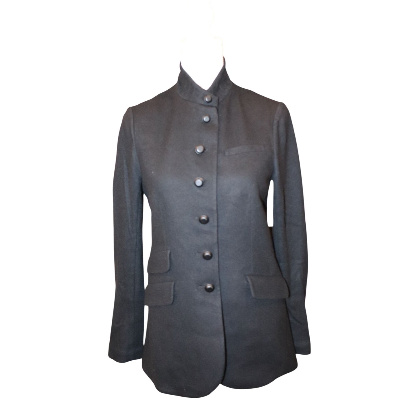 rag & bone black wool Slade blazer, Size 4 NWT