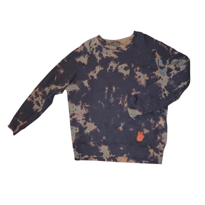 Louis Vuitton Tie-Dye Sweatshirt Navy & Beige 4L (Fits XL)