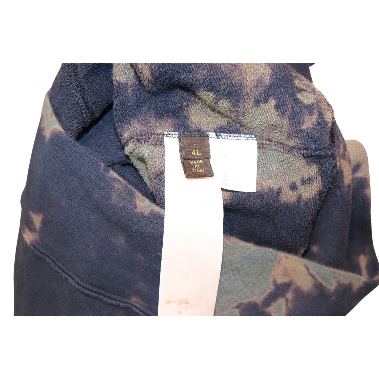 Louis Vuitton Tie-Dye Sweatshirt Navy & Beige 4L (Fits XL)