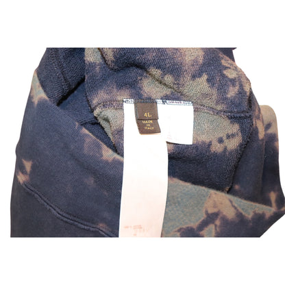 Louis Vuitton Tie-Dye Sweatshirt Navy & Beige 4L (Fits XL)