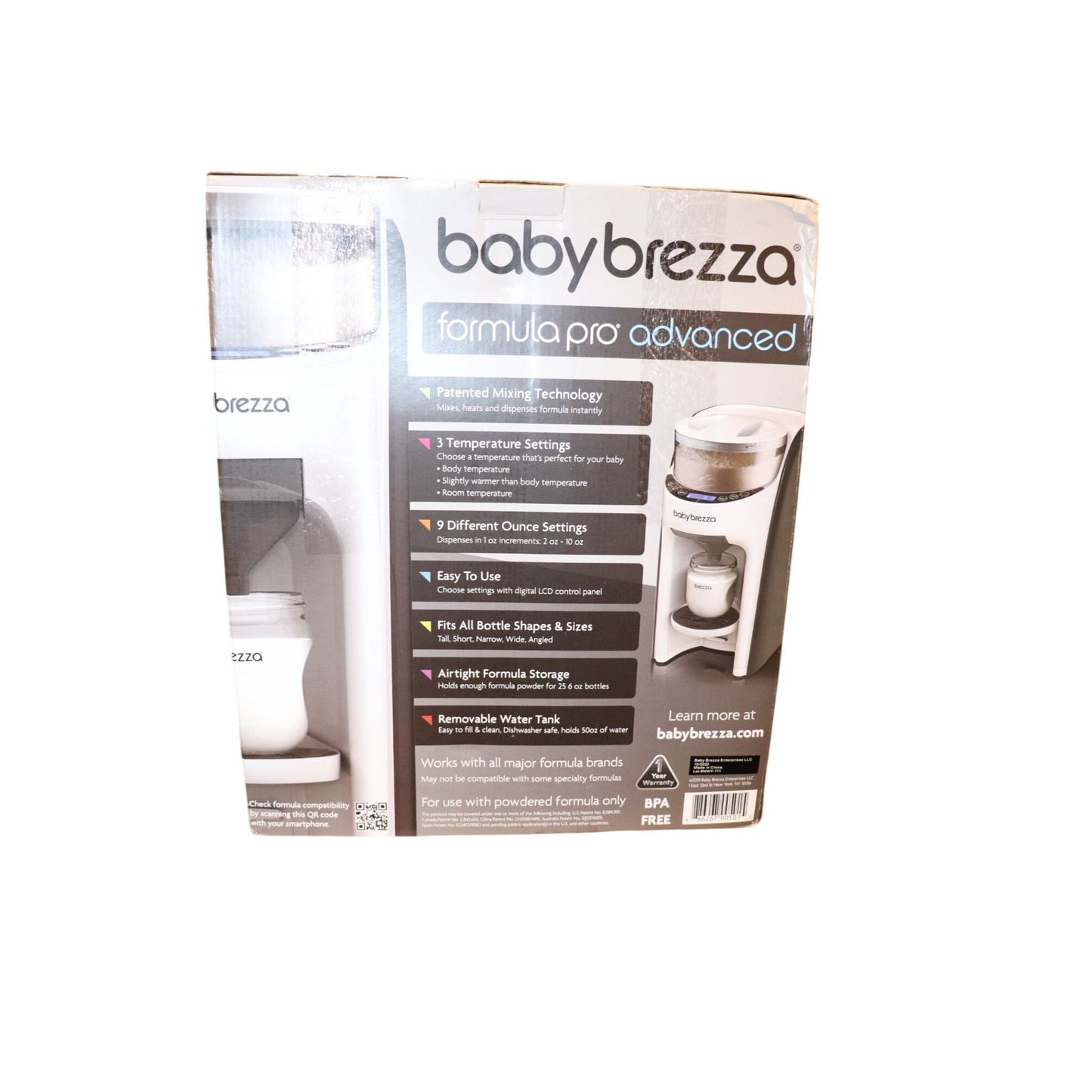 Baby Brezza Formula Pro Advanced Baby Formula Dispenser Machine - Easy Automated Mixing