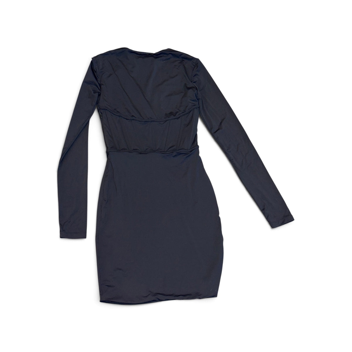 Meshki Astrid Long Sleeve Corset Mini Dress, XS