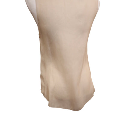 L'Agence Sleeveless Top With Rhinestone Embellishments, Small