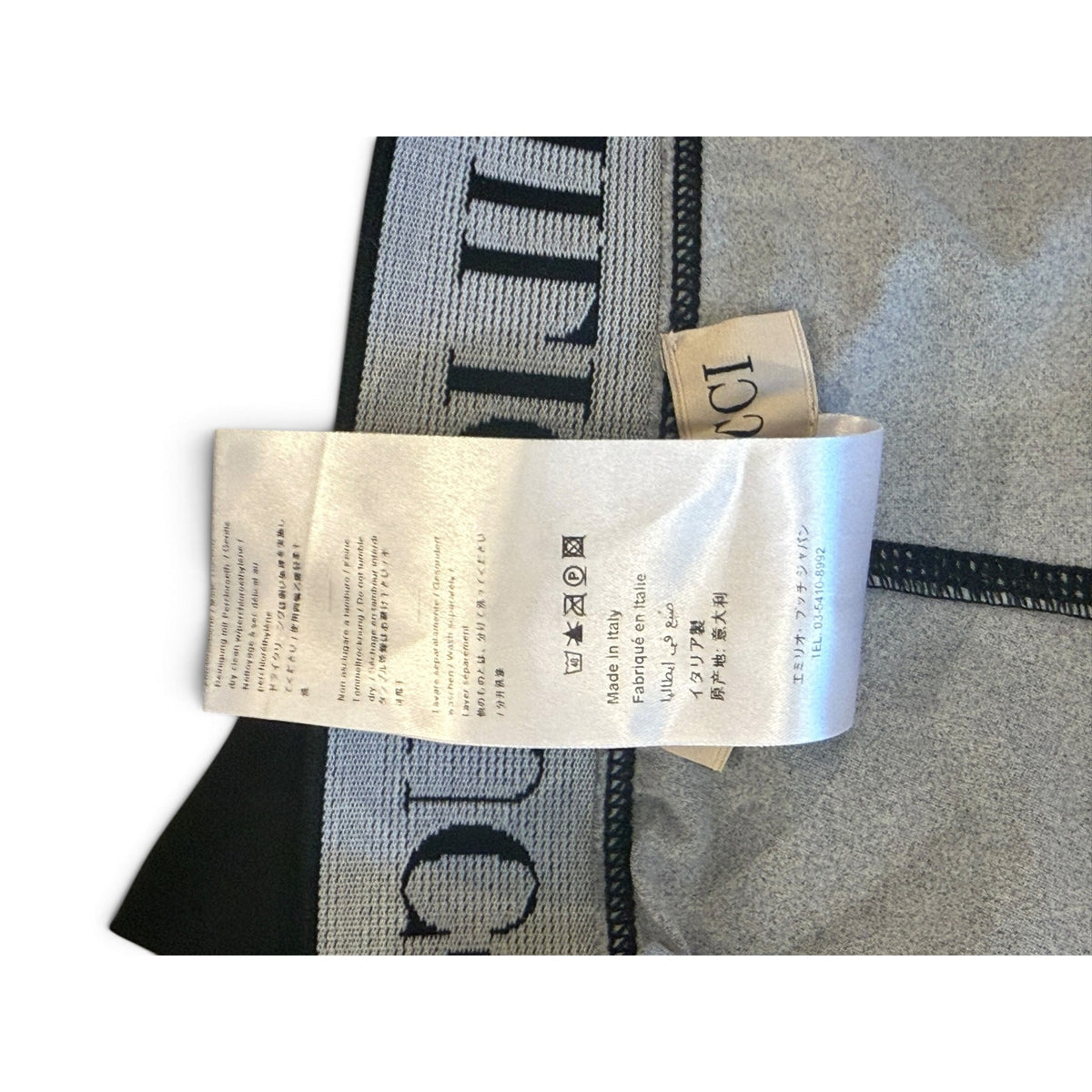 Emilio Pucci Printed Logo-Band Leggings, Size 12