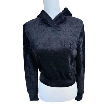 Alexanderwang. T Cropped Hoodie Black, XL NWT