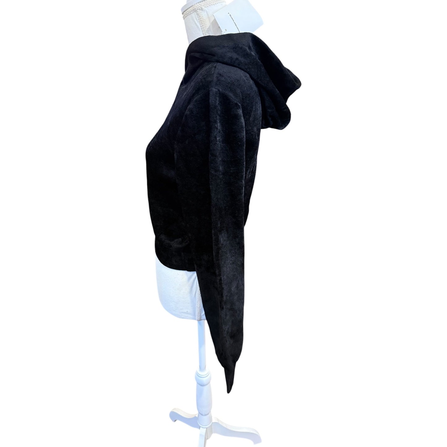 Alexanderwang. T Cropped Hoodie Black, XL NWT