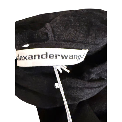 Alexanderwang. T Cropped Hoodie Black, XL NWT
