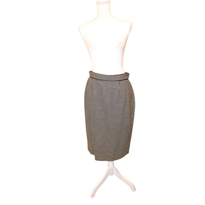 Dana Buchman Womens Houndstooth Skirt Suit Set ,Size 12