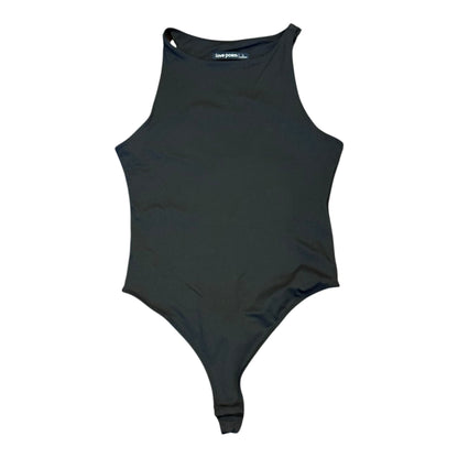 Love Poem Black Sleeveless High-Neck Bodysuit Womens Size L