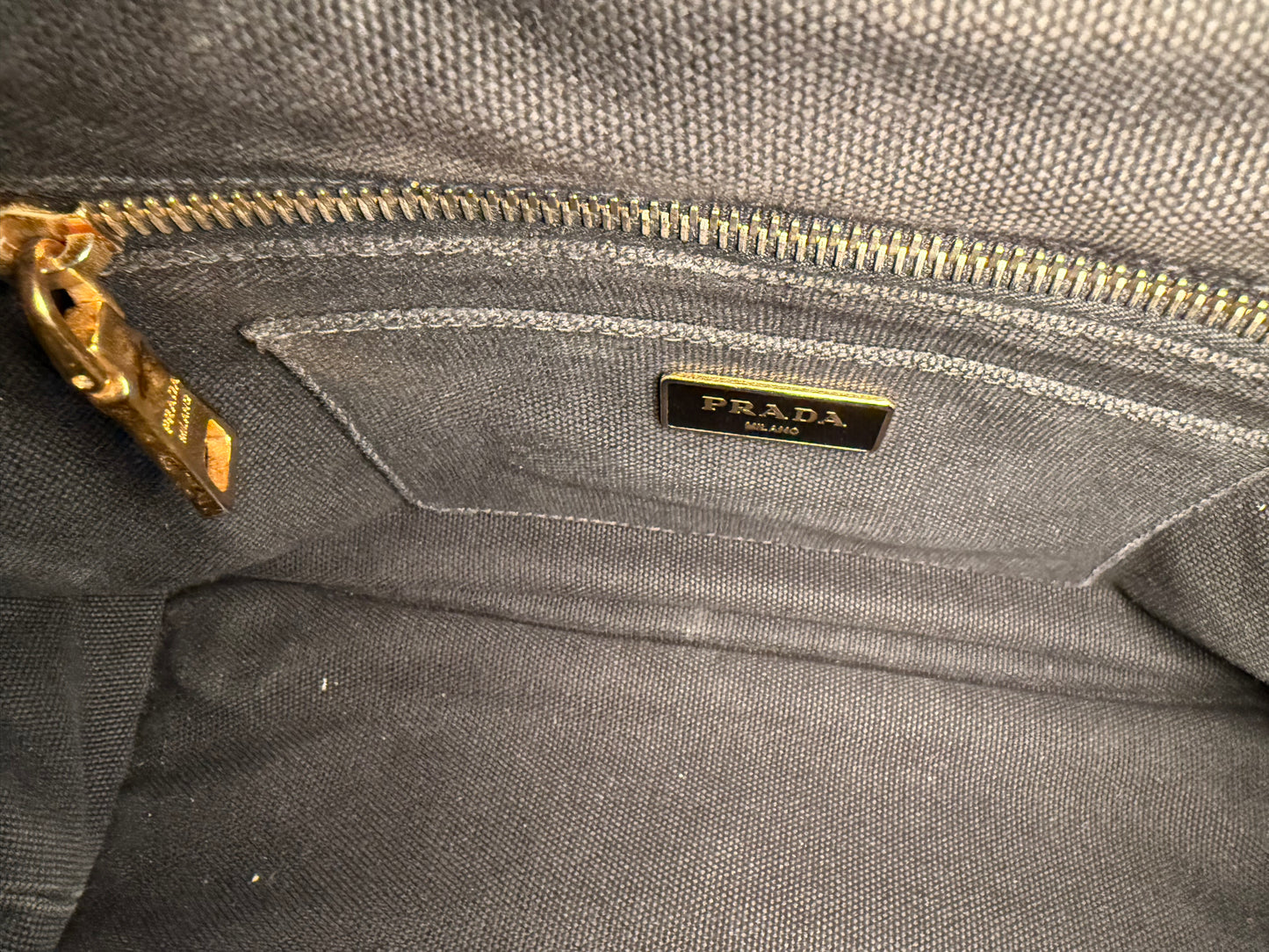 Prada Canapa Bijoux Studded Tote