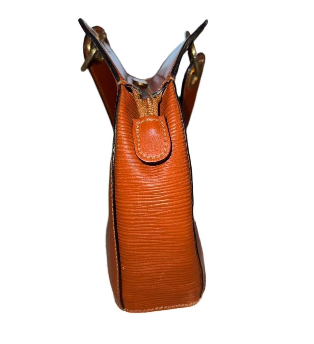 Fendi Vintage Janus Bag, Tan Textured Leather