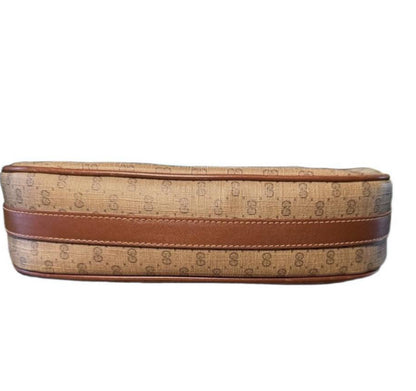 Gucci Vintage Womens GG Monogram Shoulder Bag