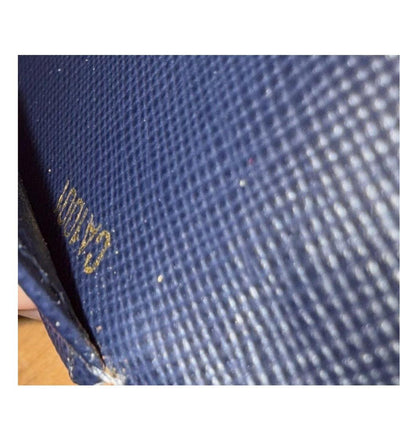 Louis Vuitton Mini Lin Agenda Cover Blue Grey Monogram Planner