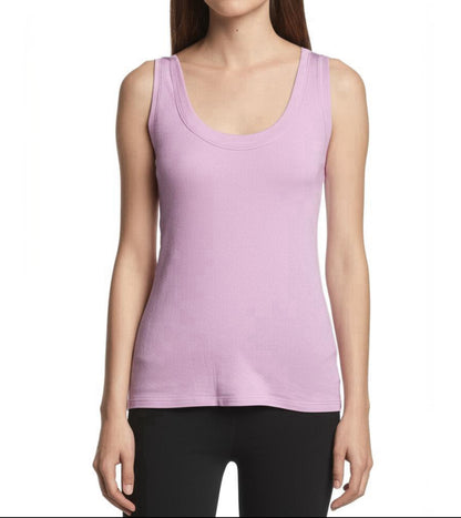New Favorite Daughter Tank Top Size XL Pink Ribbed Scoop Neck