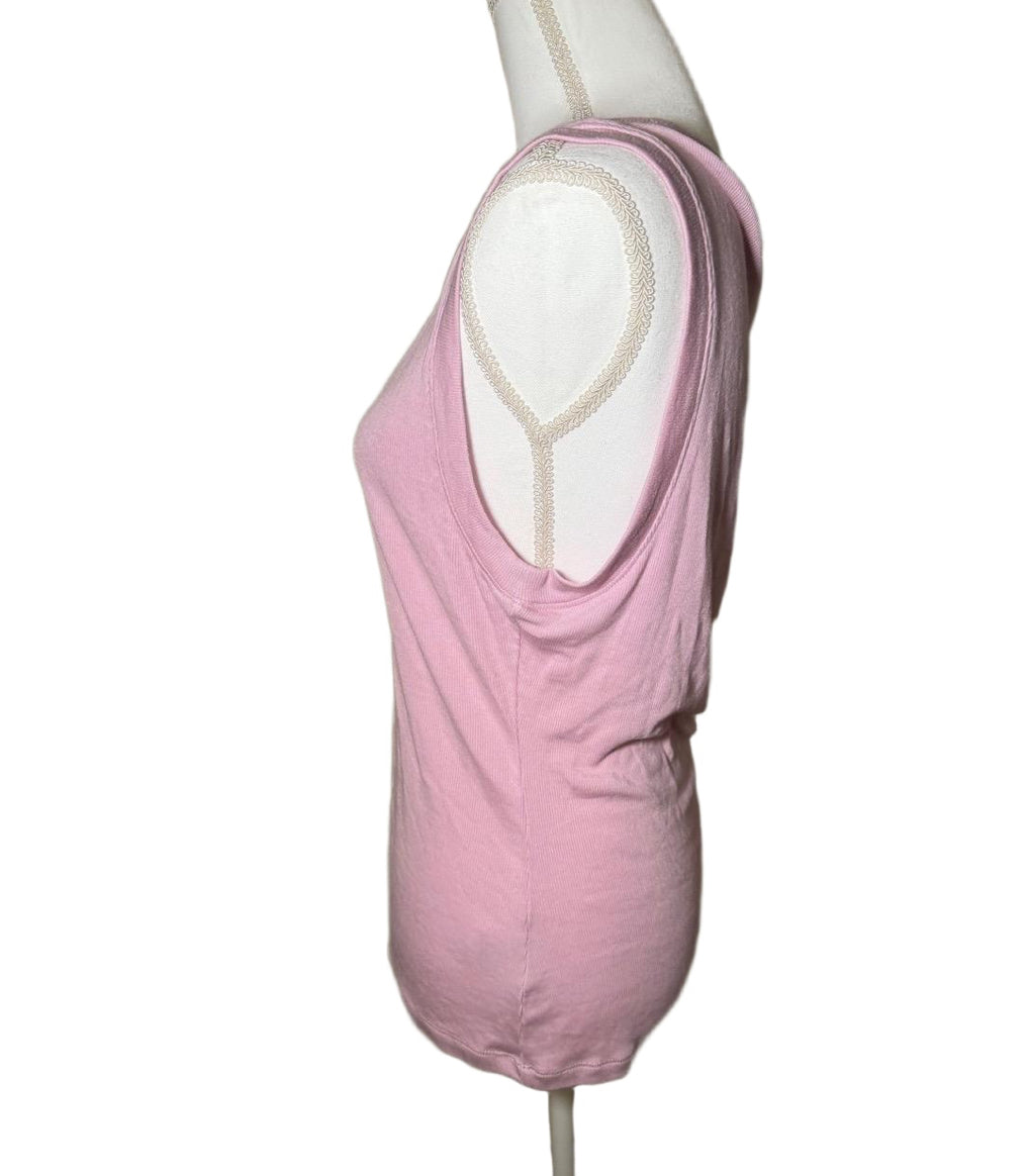 New Favorite Daughter Tank Top Size XL Pink Ribbed Scoop Neck