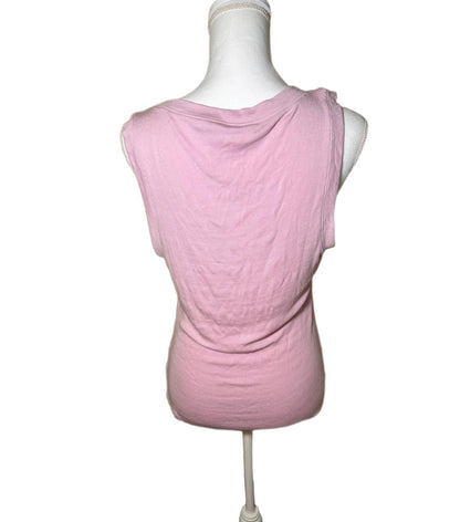 New Favorite Daughter Tank Top Size XL Pink Ribbed Scoop Neck