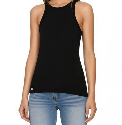 New Favorite Daughter Tank Top Womens Size XL Black Ribbed Knit