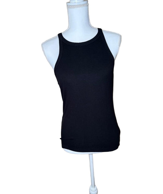 New Favorite Daughter Tank Top Womens Size XL Black Ribbed Knit