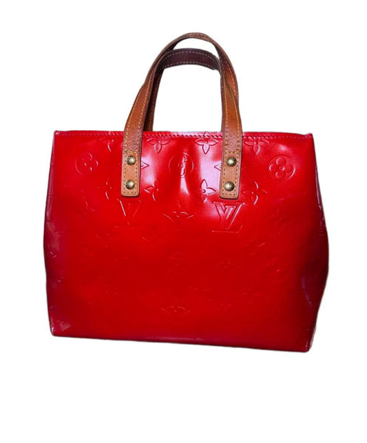 Louis Vuitton Reade PM Red Vernis Handbag
