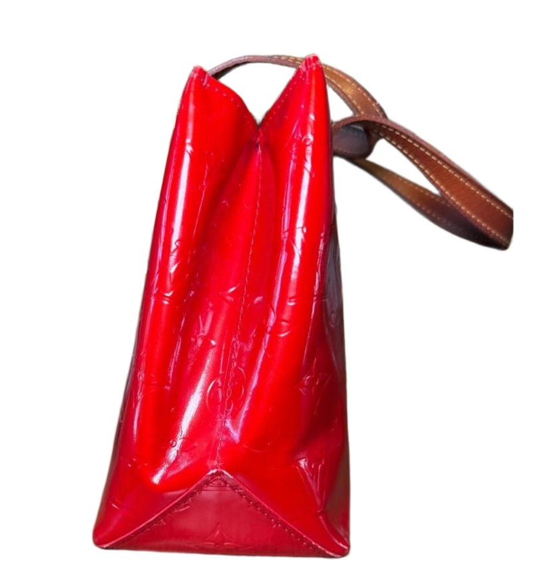 Louis Vuitton Reade PM Red Vernis Handbag